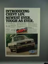 1981 Chevrolet Chevy LUV 4WD & 2WD Pickup Truck Ad!