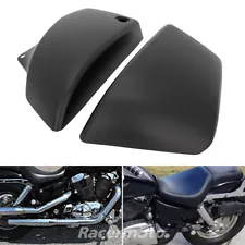 Matte Black Battery Side Cover For Honda Shadow ACE 1100 Tourer Sabre VT1100 C2 (For: More than one vehicle)