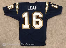 Ryan Leaf San Diego Chargers Wilson Authentic Pro Line Jersey size 46 L Large