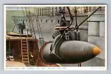 15-in Shell For Lizzie's Big Uns, Ship, Transportation, Antique Vintage Postcard