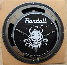 Randall Amplifiers Diavlo 100 watt 8 ohm 12" speaker, new never installed