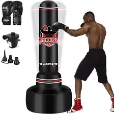 Punching Bag with Stand Adult 70”- Freestanding Heavy Boxing Punching Bag with B