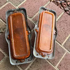 1962-1966 Chevy Truck Hood Parking Turn Signal Light Lens Housing Park C10 C20