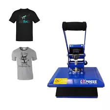 CLAM Heat Press Machine CH2122 23*30cm HIGH PRESSURE Sublimation T-shirt Print