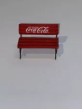 Coca Cola Wooden Mini Bench Vintage 1998