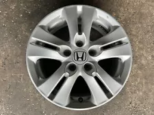 08-10 HONDA ACCORD 10 SPOKE 16X6.5 SILVER ALUMINUM WHEEL RIM OEM