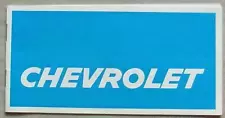 CHEVROLET RANGE Car Sales Brochure Oct 1964 GERMAN TEXT Impala CORVETTE Chevelle