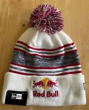 Red Bull Athlete Pom Ski Hat New NWT