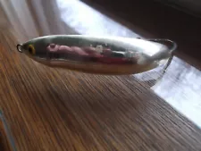 Older Finland Made Rapala Weedless Minnow,RMS-7,CH,Chrome