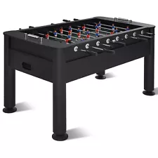 58" Foosball Soccer Table Full Size Arcade Game Room Heavy Duty Leg Leveler