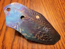 Warren Thomas custom titanium credit card knife NEW