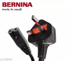 SEWING MACHINE MAINS POWER LEAD CABLE UK FITS BERNINA 215 220 230 440 550 720