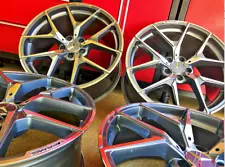 18 INCH MERCEDES SILVER RIMS WHEELS SET4 NEW 18/8.5 18/9.5 E350 E550 E300 E AMG