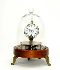 Mystery Briggs Rotary Conical Pendulum Glass Dome Flying Ball Clock