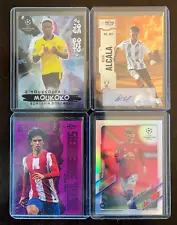 Soccer Card Lot Auto Color #/D Refractor 2021 Topps Chrome 2022 Skybox Metal