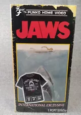 Jaws Retro VHS Pop Exclusive T-Shirt Funko Amity Island Swim Team 1975 - SMALL