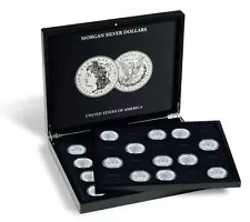 Morgan Silver Dollar Collection Presentation Box Gift Case + Extra Coin Tray