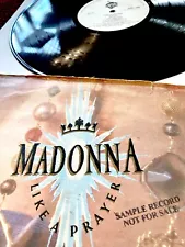 MADONNA ZIMBABWE AFRICA PROMO NOT FOR SALE SAMPLE RECORD VINYL ALBUM RADIO 1989