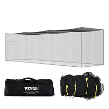 VEVOR 35FT Softball Baseball Cage Netting Heavy Duty PE Pitching Batting Net