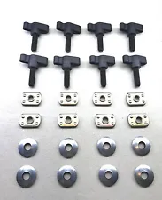 Hard Top Thumb Screw, Washer and Nut Fastener KIT FITS Jeep Wrangler YJ TJ JK