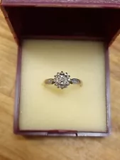 9ct gold diamond ring scrap or wear flash 3 day sale