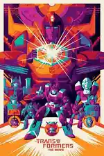 Tom Whalen - Transformers The Movie - Ltd Screenprint Poster - 24"x36"