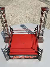 WWE Raw Jakks Wrestling Ring Interactive Talking Real Sounds Arena 2000