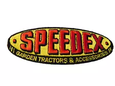 SPEEDEX GARDEN TRACTORS & ACCESORIES VINTAGE PATCH DEALER EMPLOYEE BADGE