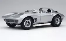 Rare 1964 Corvette GS Factory Roadster Prototype Silver 1:18 Exoto DieCast NOS