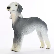 Bedlington Terrier Figurine Hand Painted Collectible Statue