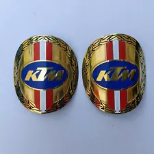 VINTAGE KTM PARTS BADGE LOGO EMBLEM FOR SALE JERSEY ENDURO BICYCLE DIRT BIKE