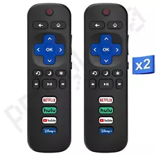 2Pack Replacement Remote Control Only for TCL Onn Roku TV NOT for Roku Stick/Box