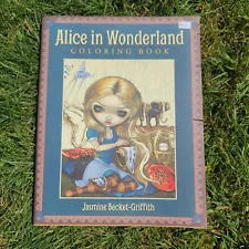 Alice in Wonderland Colouring Book by Jasmine Becket-Griffith Whimsigoth Fairy