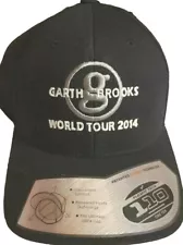 NWT GARTH BROOKS Hat 2014 World Tour Concert Cap Adjustable Strap Country Music