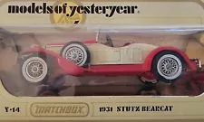 Matchbox Y-14 Models Of Yesteryear 1931 Stutz Bearcat