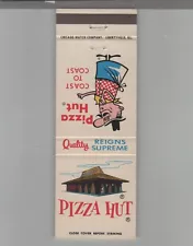 Matchbook Cover Pizza Hut Denton, TX