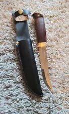 KB Mora Sweden Hunting Knife w/Leather Sheath