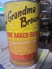 GRANDMA BROWNS Home Baked BEANS 54 OZ. BEST BY 5/21/2021 Discontinued. 39c1