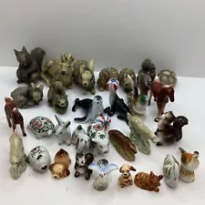 Collection of Small Ceramic and Resin Animal Figurines (C2) S#593