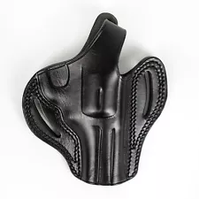 For Smith and Wesson Model 686 Revolver 3 inch Leather Gun Holsters