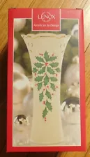 Lenox 7.5 " Holiday Pierced Bud Vase - New in Box - NIB **Sale**