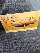 Ann Arbor Mi 1965 PLYMOUTH BELVEDERE - Advertising Postcard Naylor Motors Sales