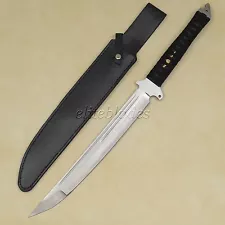 Hand Forged 65Mn Spring Steel Urban Fighter Combat Sword Wakizashi Machete