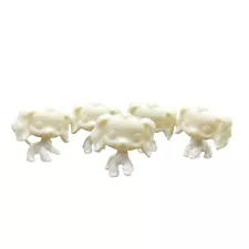 5pcs/set White Base for Littlest Pet Shop toy spaniel dogs DIY Painting puppy