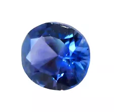 BLUE Sapphire Oval FACETED Gemstone Old STOCK