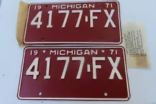 michigan license plates for sale