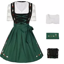 Octoberfest Women Clothing Dirndl Dress Traditional German Beer Festival Costume