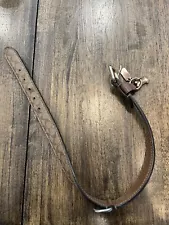 coach leather dog collar large