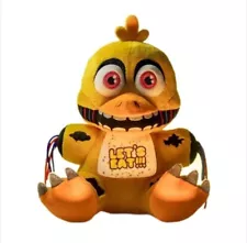 Five Nights At Freddys Chica Plush doll 8" tall by 6" wide Brand New in Bag