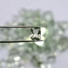 50 Piece Natural Green Amethyst 4x6mm Octagon Cut loose Gemstone for sale